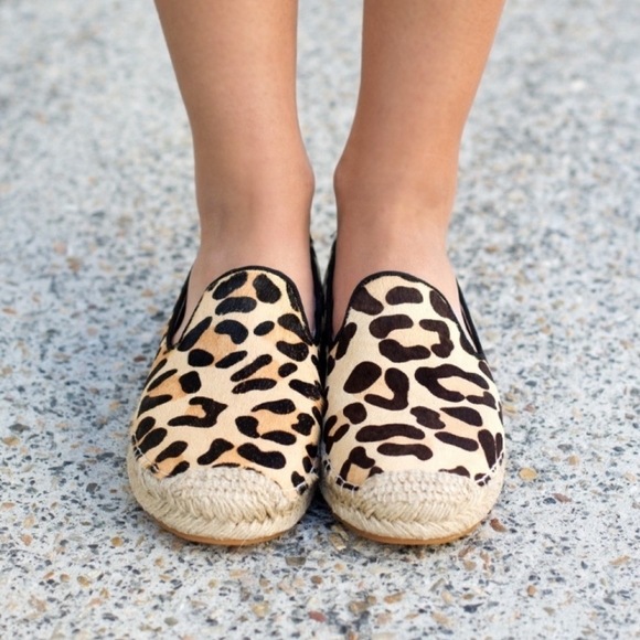 WINDSOR SMITH Brie Ocelot Pony Hair Espadrilles Size 6 - Picture 7 of 7